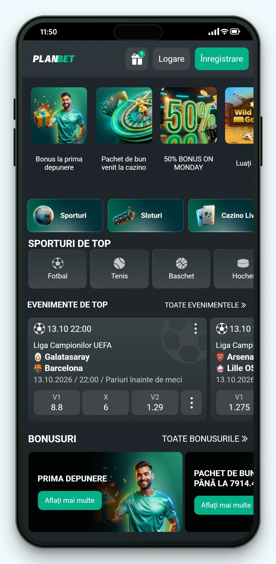 transfer bancar online cazinouri: PlanBet pe mobil